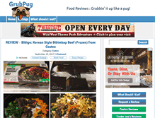 Tablet Screenshot of grubpug.com